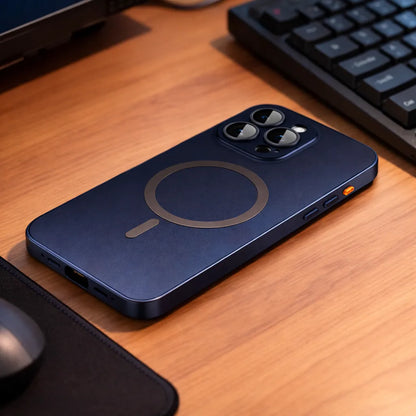 PulseCase™ Titanium MagSafe Metal Case – Premium Edition