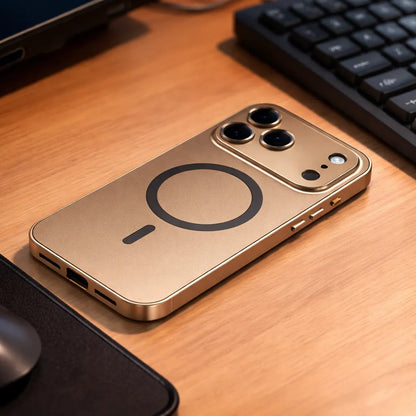 PulseCase™ Titanium MagSafe Metal Case – Premium Edition