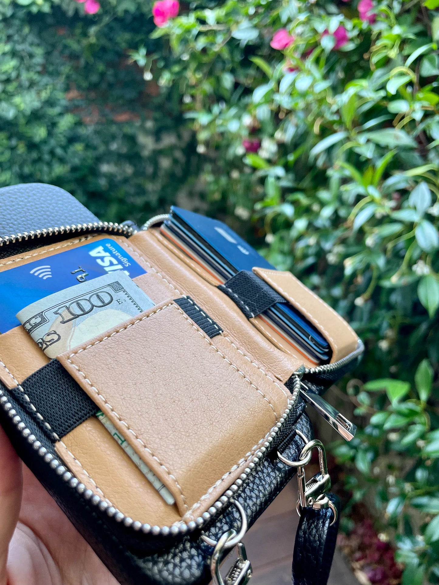 PulseCase™ ZipWallet Leather Case – Everyday Carry Edition