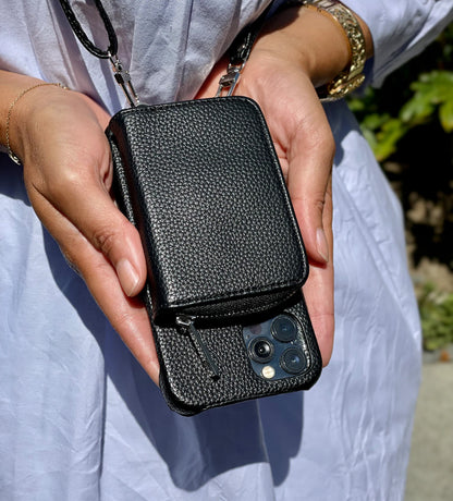 PulseCase™ ZipWallet Leather Case – Everyday Carry Edition