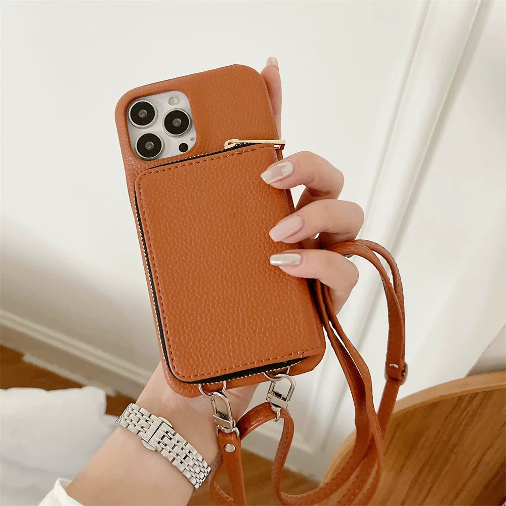PulseCase™ ZipWallet Leather Case – Everyday Carry Edition