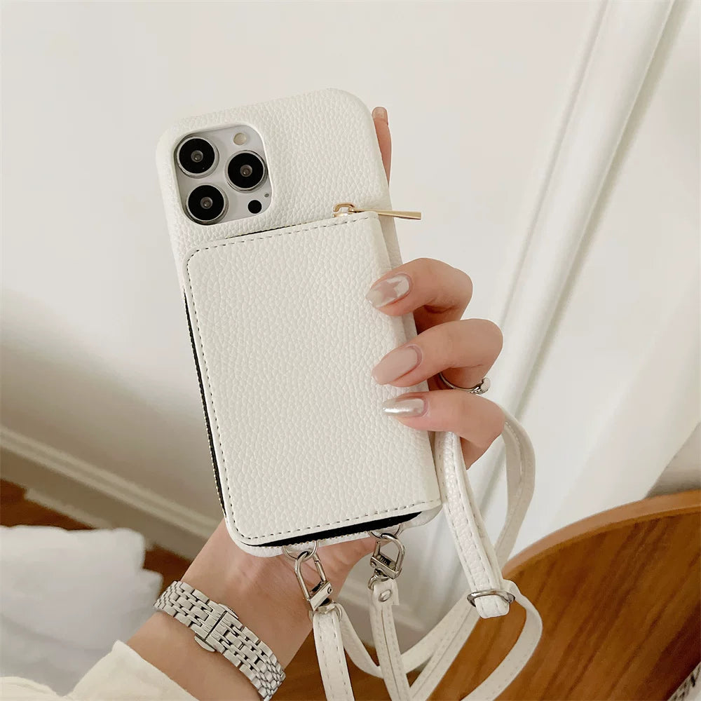 PulseCase™ ZipWallet Leather Case – Everyday Carry Edition