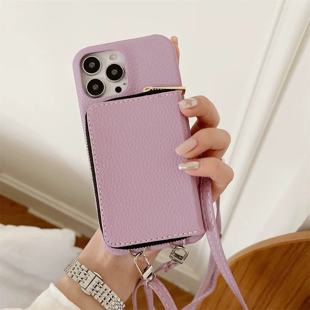 PulseCase™ ZipWallet Leather Case – Everyday Carry Edition