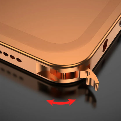 Edge Metal Frame for iPhone – Shockproof Armor with Camera Lens Protector
