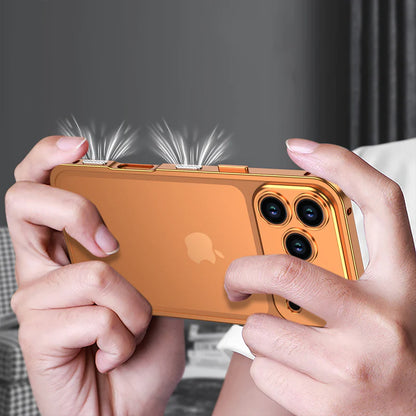 Edge Metal Frame for iPhone – Shockproof Armor with Camera Lens Protector