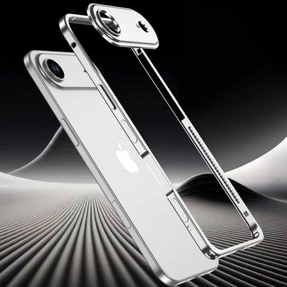 Edge Metal Frame for iPhone – Shockproof Armor with Camera Lens Protector