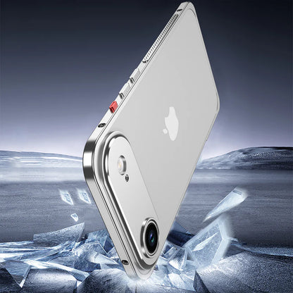 Edge Metal Frame for iPhone – Shockproof Armor with Camera Lens Protector