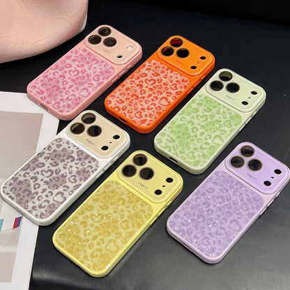 PulseCase™ Heart Leopard Case – Glossy Glitter Edition