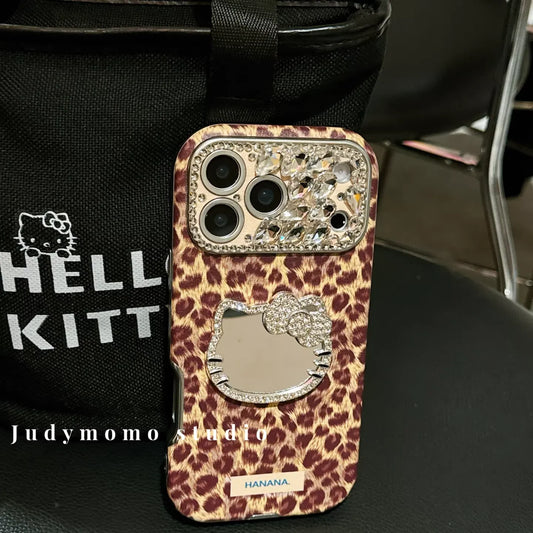 PulseCase™ Mirror Jewel Case with Rhinestones & Bracelet