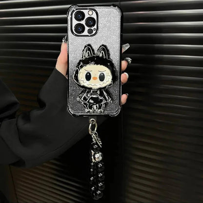 Labubu™ iPhone Case – 3D Cartoon Glitter Cover