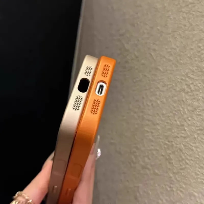 Luxury Textured Leather iPhone Case