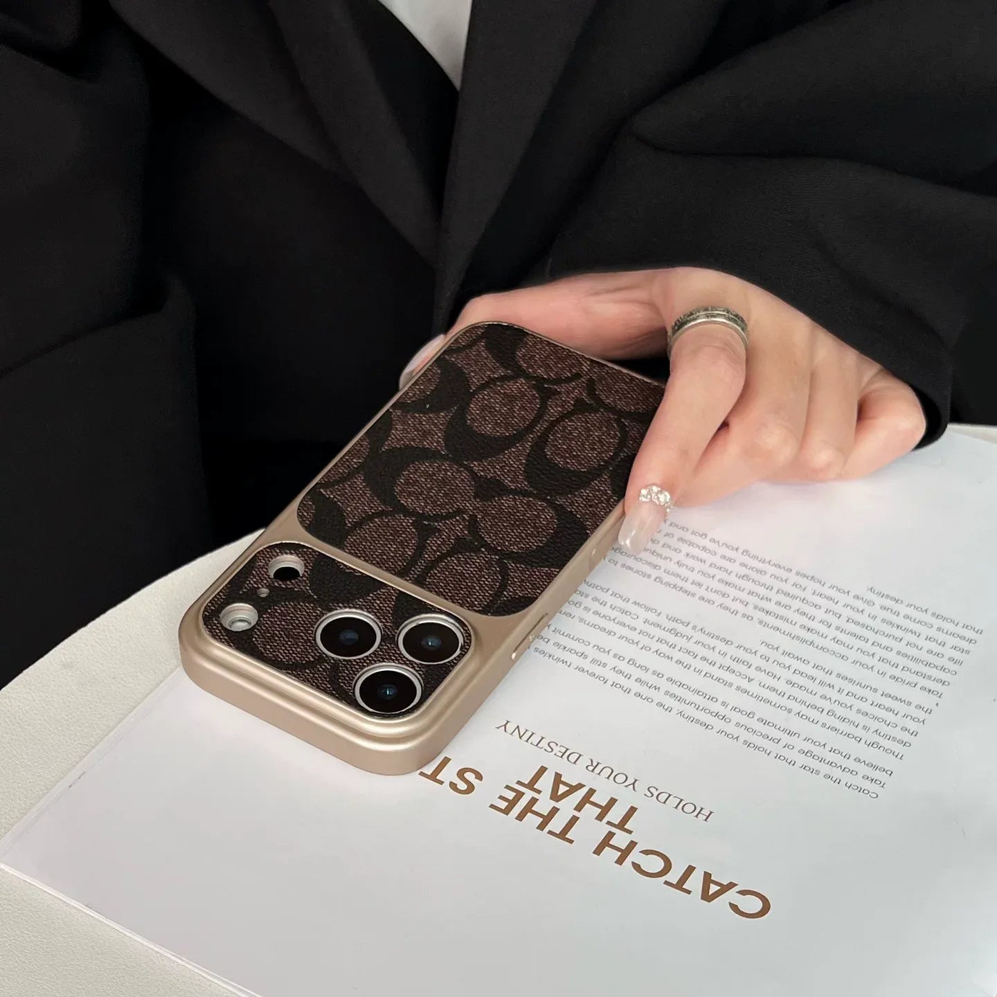 PulseCase™ Luxury Canvas Pattern Case for iPhone