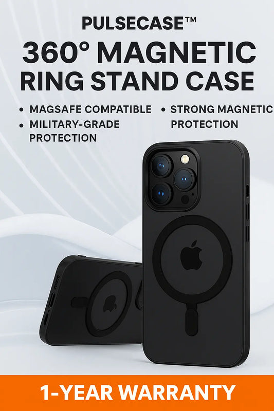 360° Magnetic Ring Stand iPhone Case – MagSafe Compatible